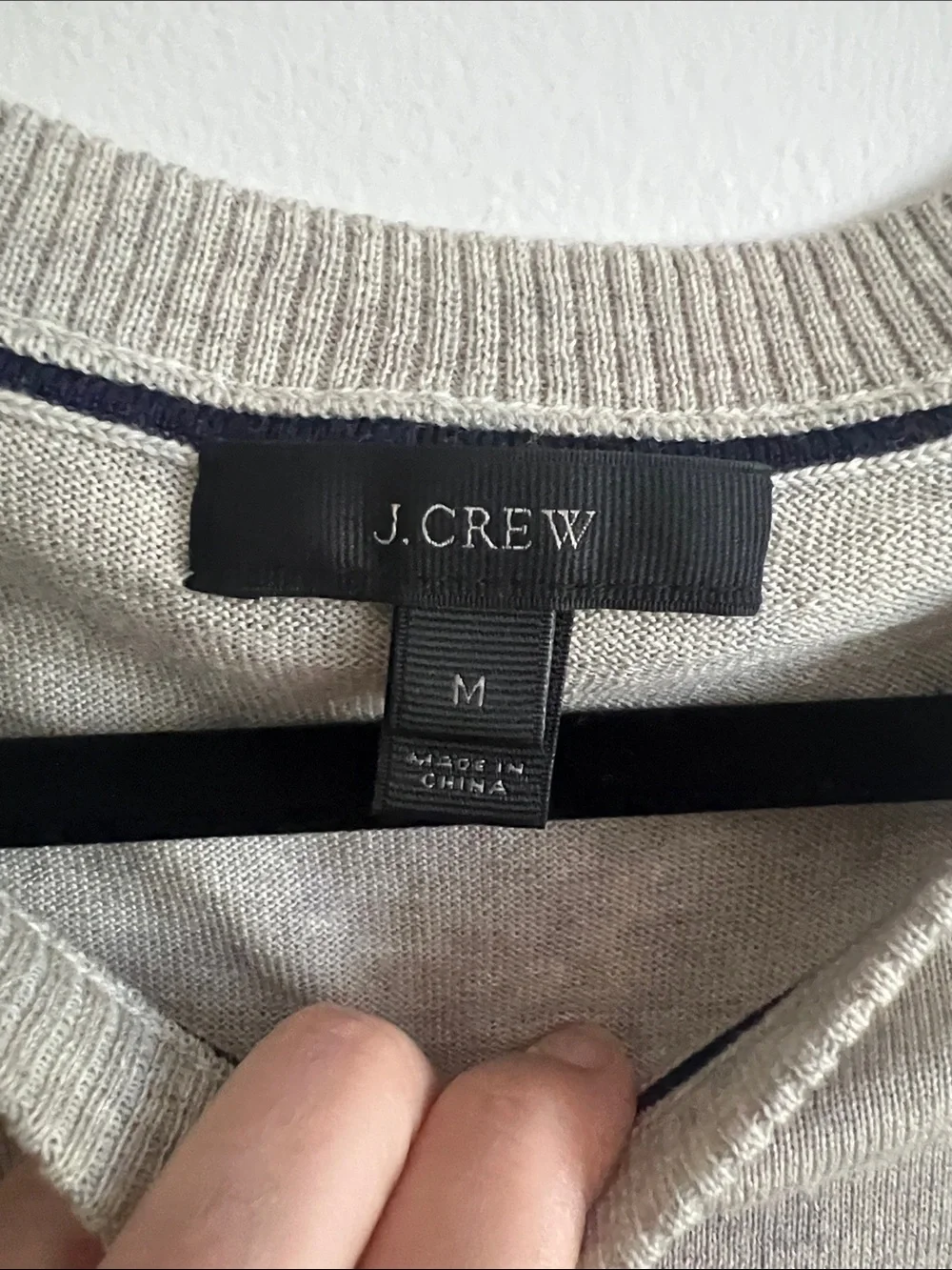 Jcrew Merino Crewneck Sweater with Side Ties - Medium